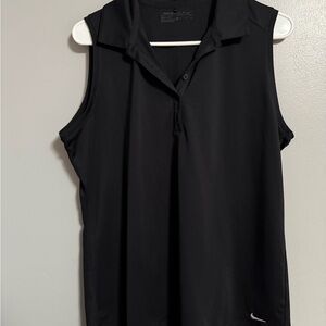 Nike Women's Black Sleeveless Tank Top